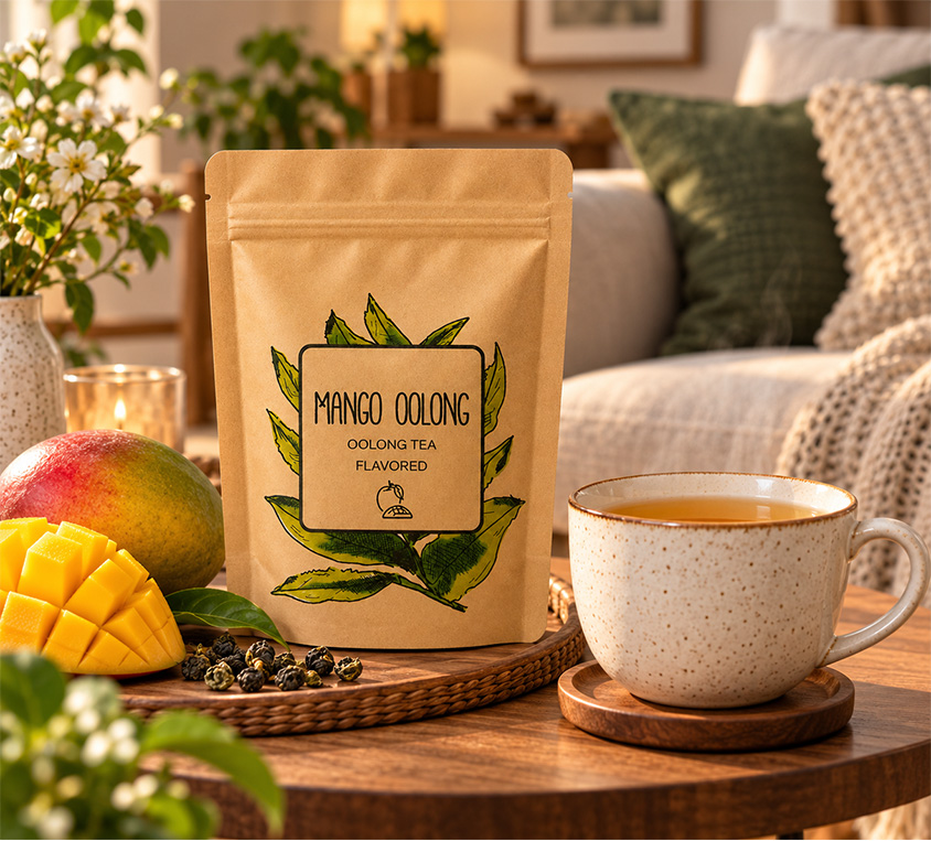 Mango Oolong Leo Tea – liściasta herbata oolong w opakowaniu doypack 250g